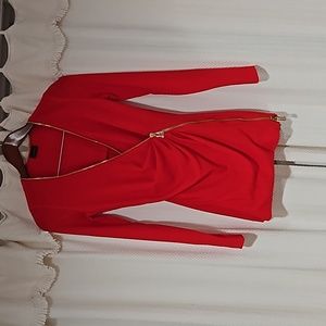 La Perla tunic with gold zipper